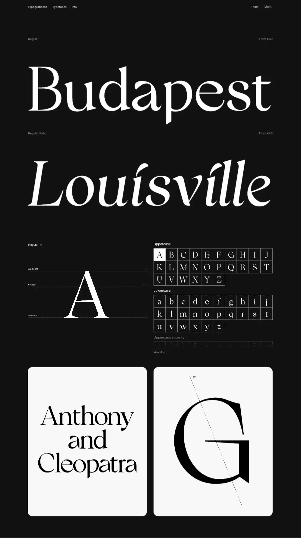 Typografische - Portfolio design