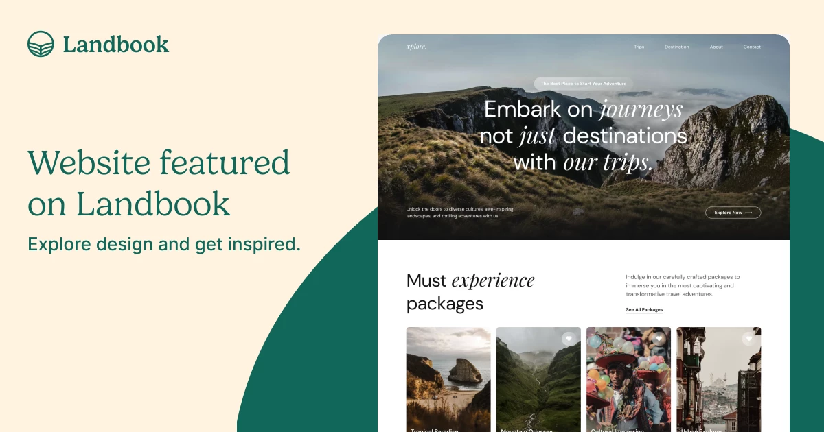 Xplore - Travel Tour Agency - Webflow Website Template | Landbook