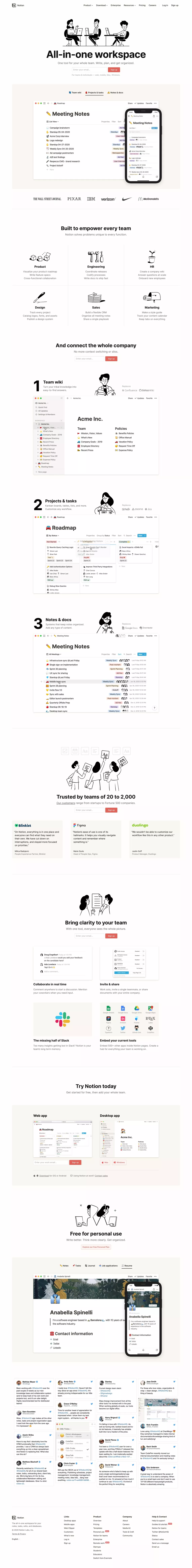 NOTION THE ALL IN ONE WORKSPACE FOR YOUR NOTES TASKS visual data 6