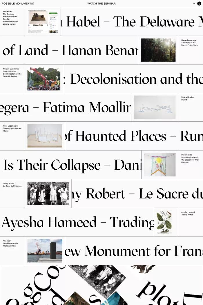 Screenshot taken from Possible Monuments?