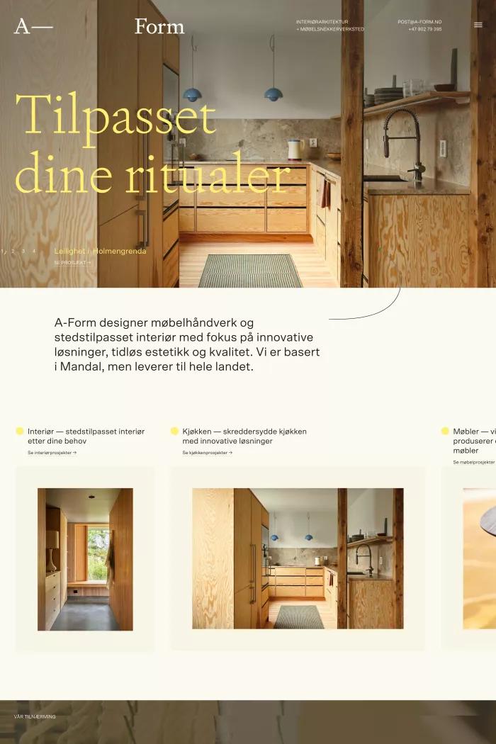 Tilpasset dine ritualer | A-Form