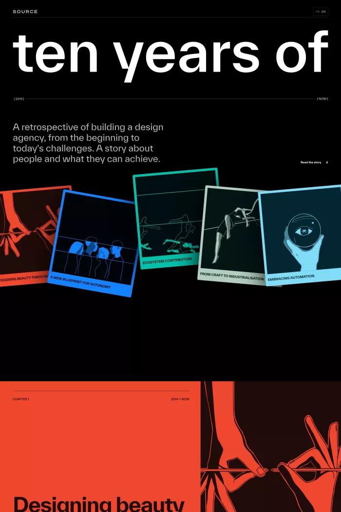 Screenshot taken from Ten years of Source.paris