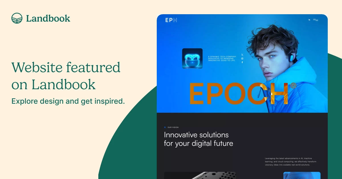 EPOCH - Webflow Ecommerce Website Template on Landbook - get inspired ...