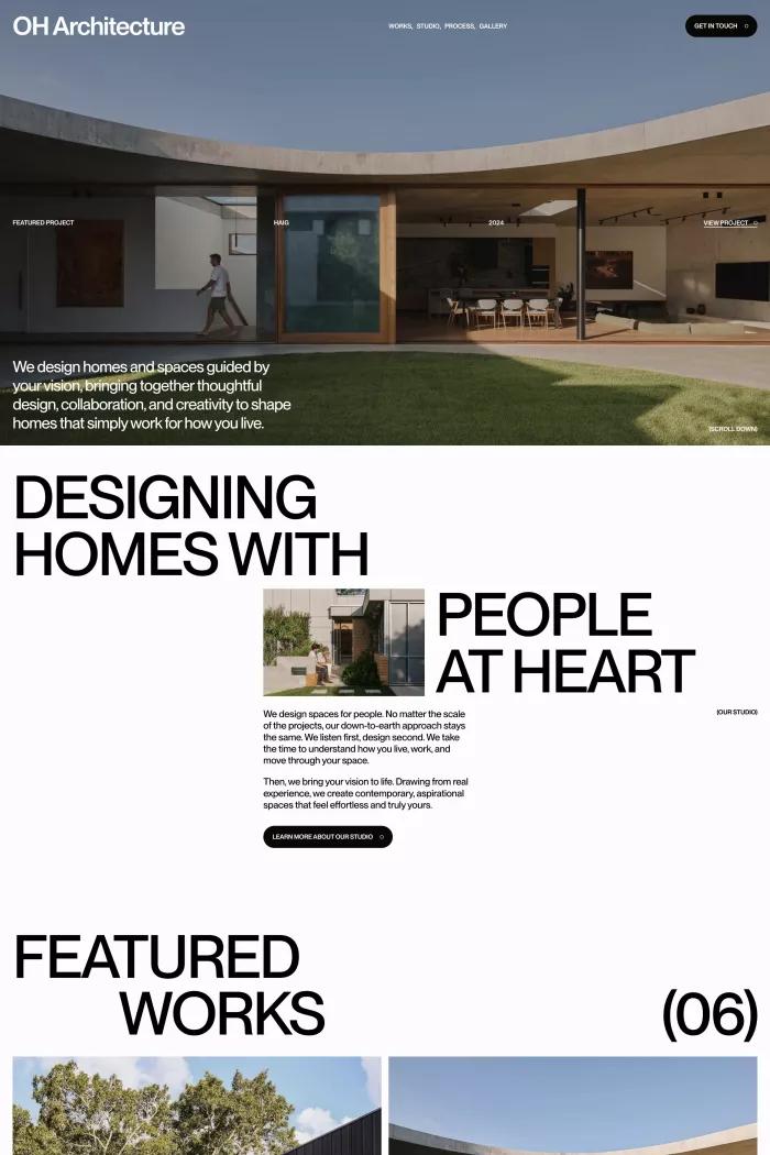 Screenshot taken from OH Architecture — Timeless Residential & Commercial Spaces in Brisbane