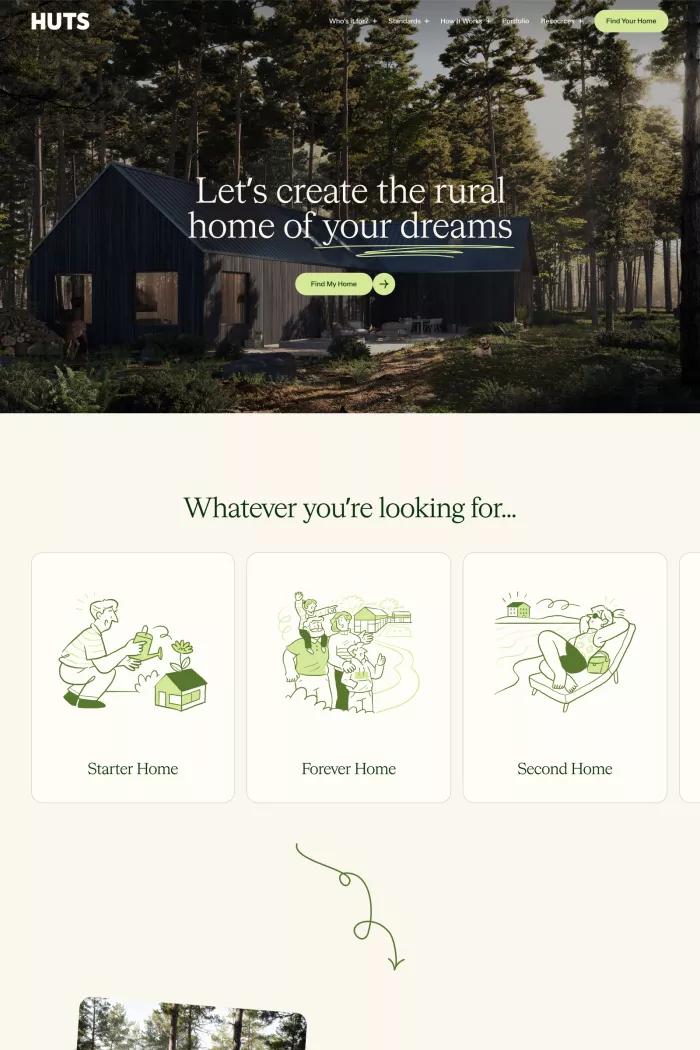 Screenshot taken from The best way to design and develop your home in the country | Huts