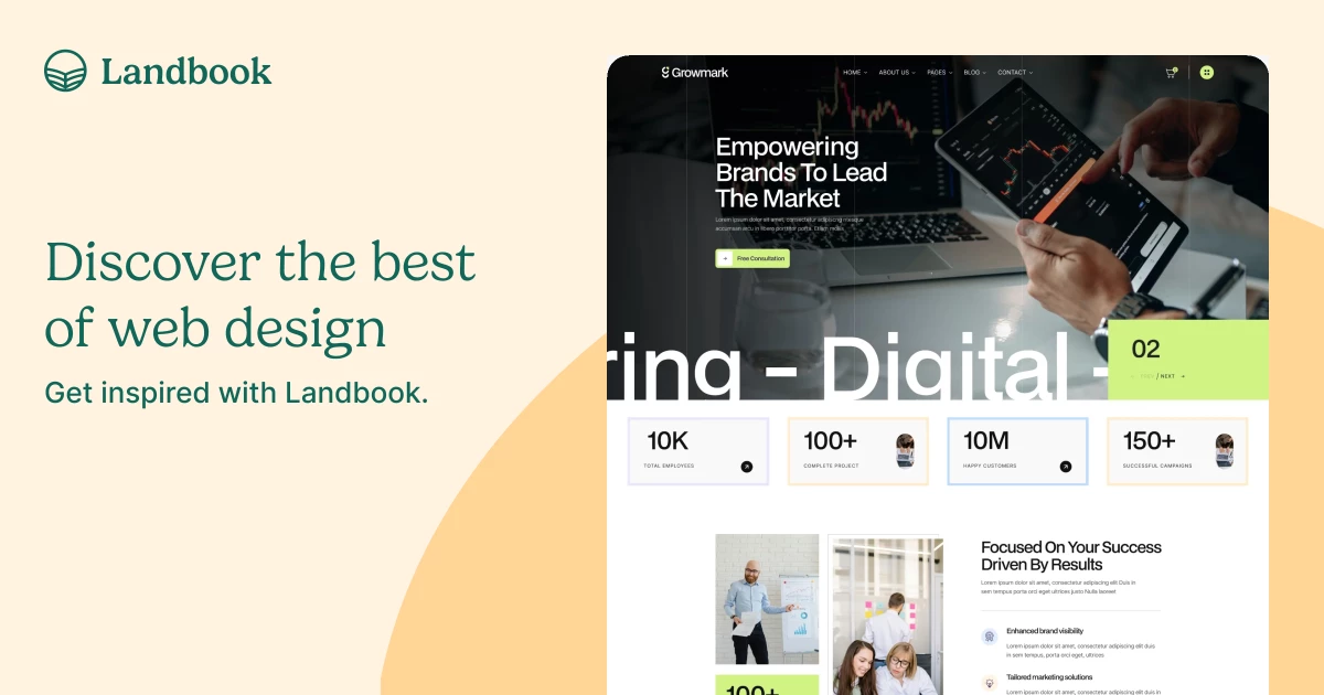 Growmark - Webflow Ecommerce website template