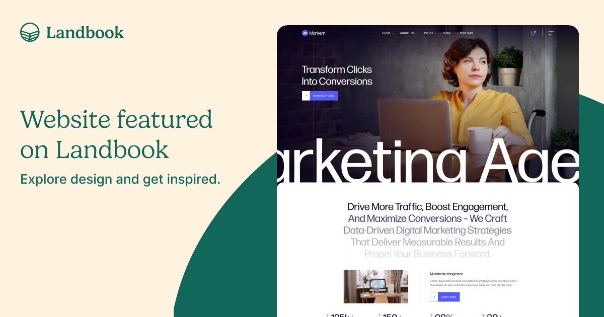 Markem - Webflow Ecommerce website template